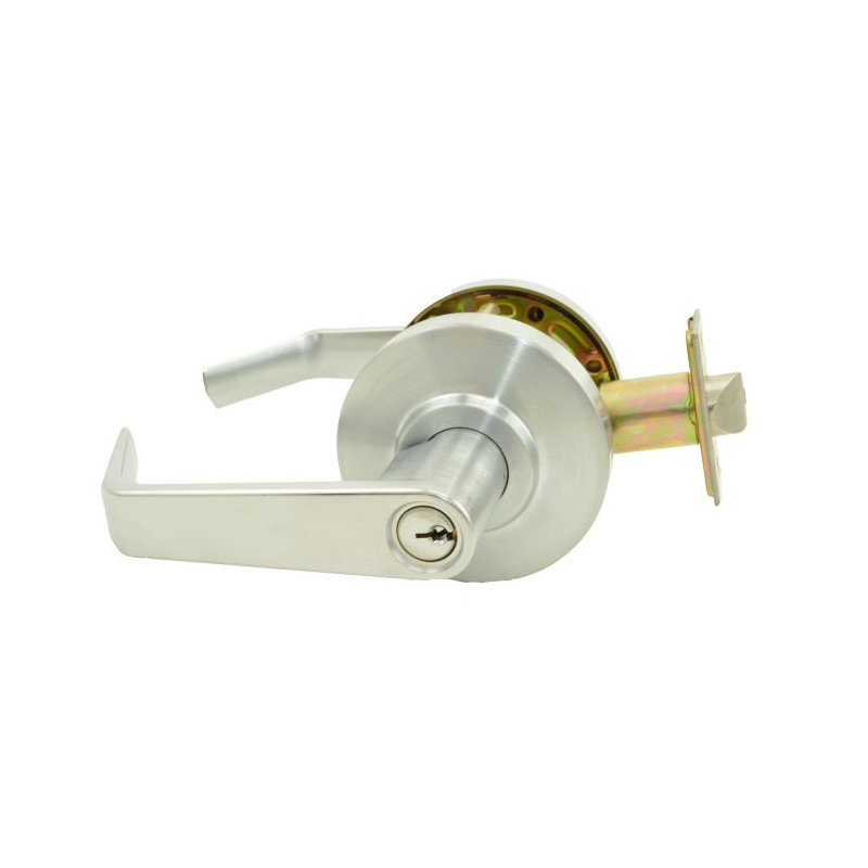 Levier de porte de classe 2, Chrome satiné