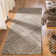 Chul Hand Tufted Wool/Cotton Geometric Rug in Dark Gray/Ivory