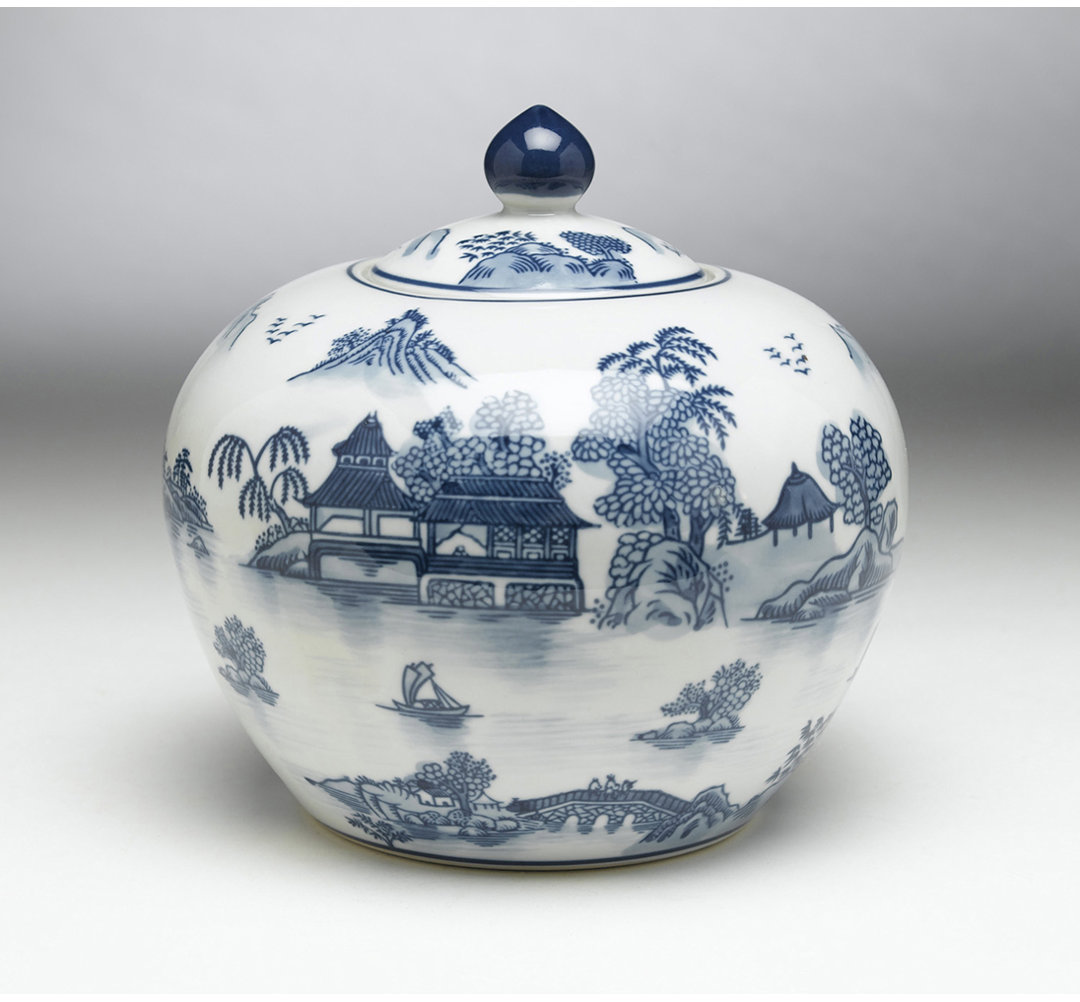 Desin Pagoda Jar Bungalow Rose