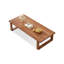 Table basse rectangulaire en bois massif-692684175