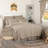 Emmit Sawyer Mill Ticking Stripe Quilt Coverlet-1432111491-1432111493
