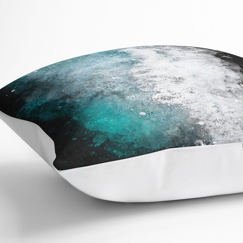 Square Cushion, 40cm H x 40cm W x 15cm D, White