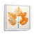 White Floater Framed