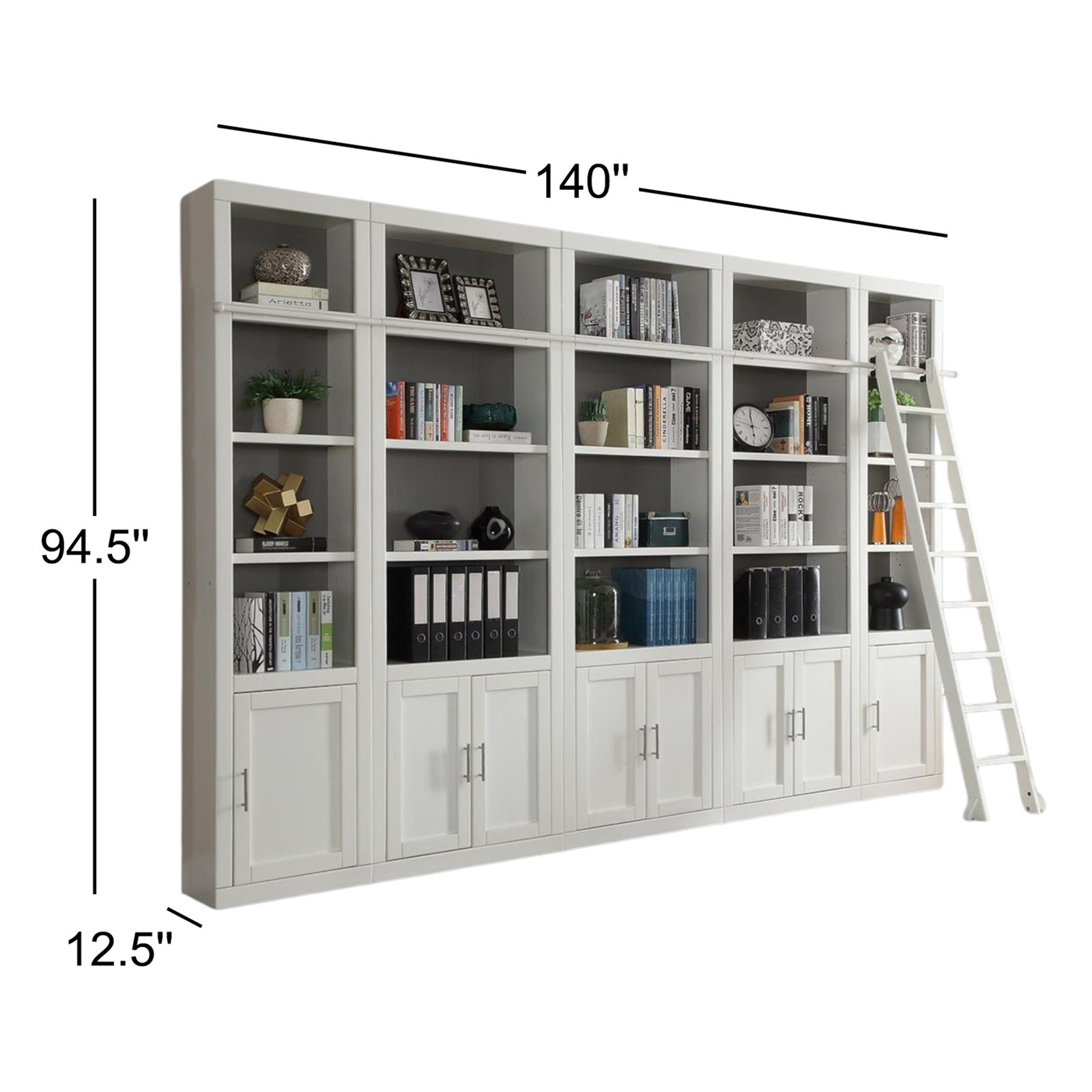 Nicoletti 140" Bookcase