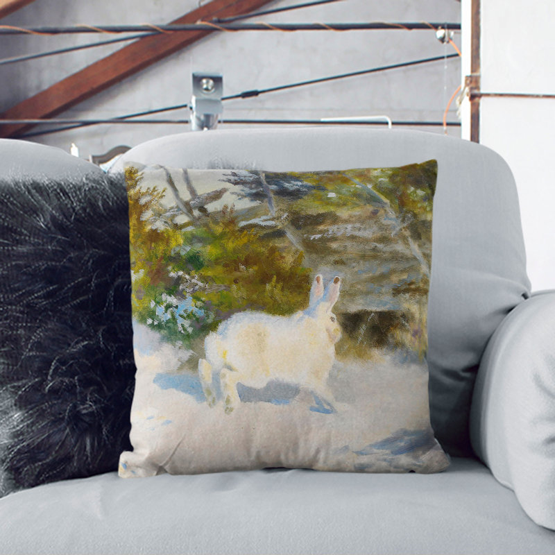 White Hare Vol.3 Scatter Cushion, 55cm H x 55cm W x 20cm D