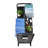 3-Tier Rolling Book Cart Double Sided W-Shaped Shelves Book Truck In Black-2064476025
