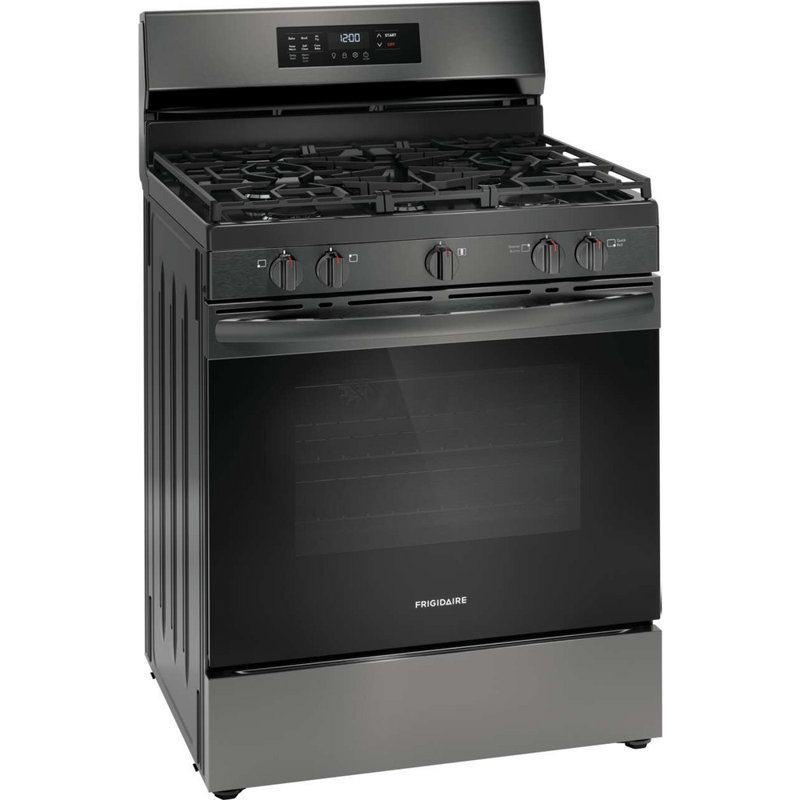 Frigidaire 30" Gas Range With Air Fry, Dark Gray