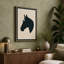 Horse Head Silhouette Minimalist - Wrapped Canvas-962996883-962996911