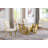 Kennise Glass Top Double Pedestal Dining Set-377858197-377858196-377917782