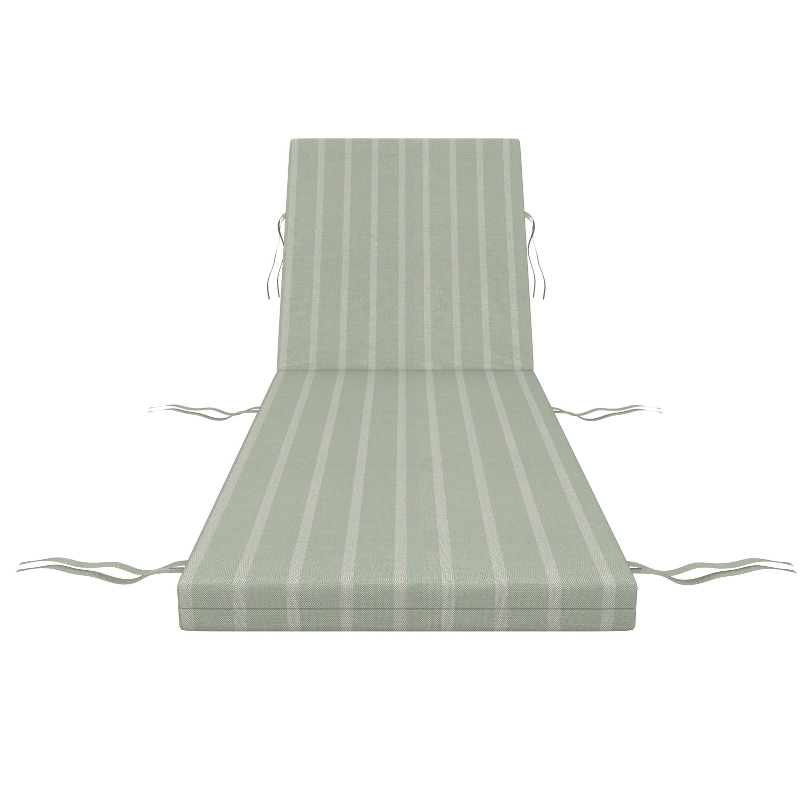 Lani Sunbrella Outdoor Chaise Lounge Cushion, 25" W x 50" D, Unwind Rainwashed