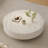 Table basse simple en marbre de style crème de luxe-104935560