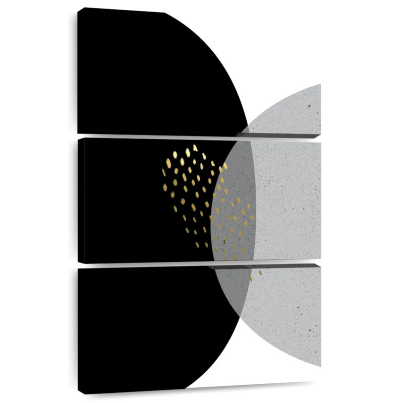 Avery Black Gold Minimalist III, 38" H x 24" W