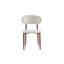 Ensemble de chaises de salle à manger Modern Farmhouse avec coussins en lin doux et pieds en métal