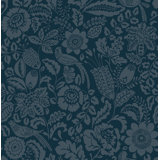 Marta Navy Floral Trail Wallpaper