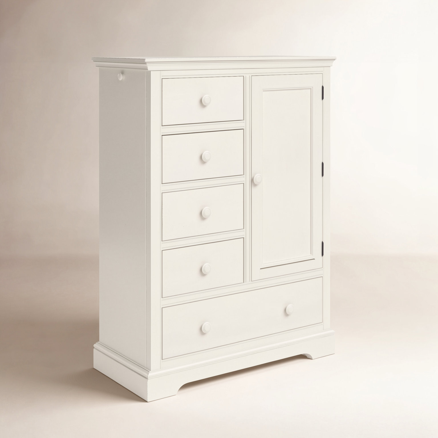 Charter Wood Chifferobe, Chalk