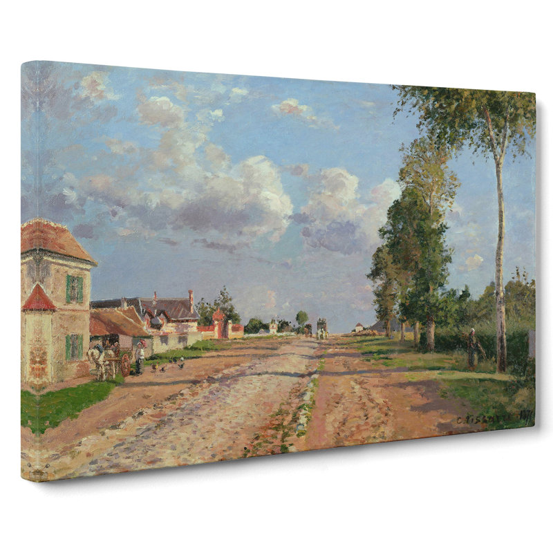 Route To Versailles by Camille Pissarro - Wrapped Canvas, 50cm H x 76cm W x 3cm D