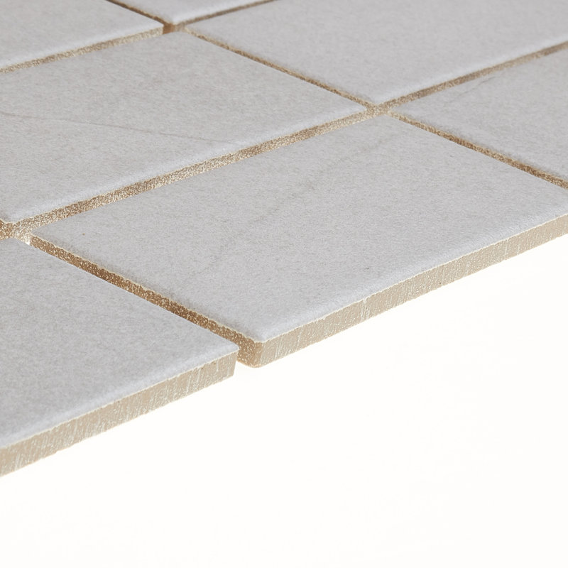 Carreaux de mosaïque en céramique 2 po x 4 po blanc