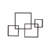 Intersecting Cube Accent Wall Shelf-1832858003
