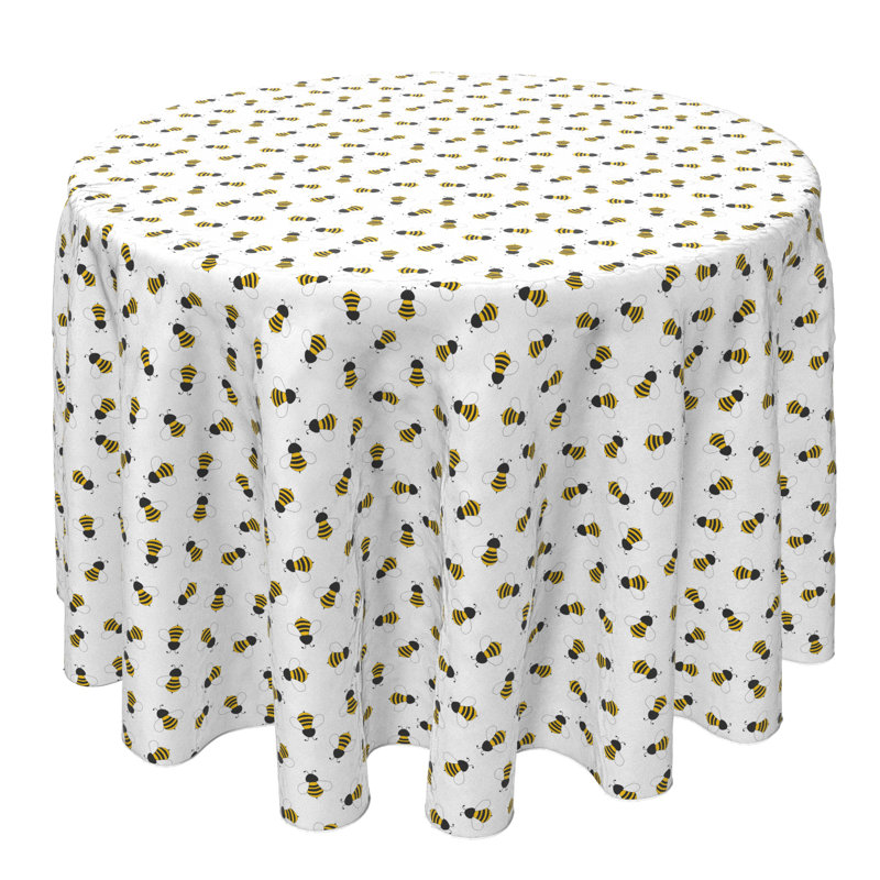 Round Cotton Twill Tablecloth