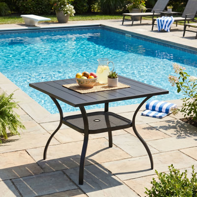 Olon Metal 4 - Person Dining Table