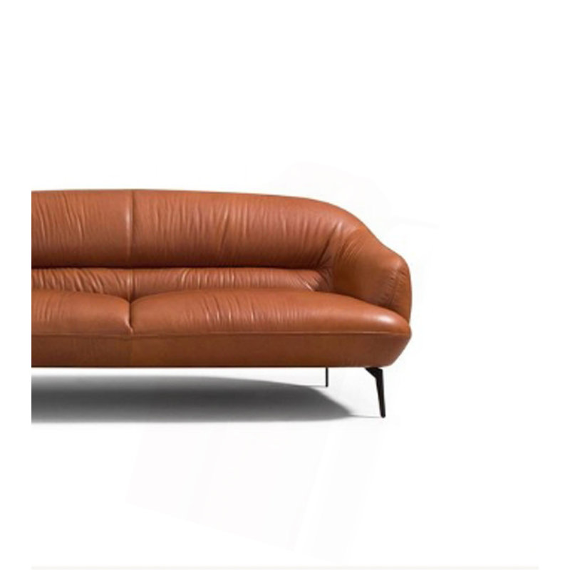 Leonia Cognac Leather Sofa