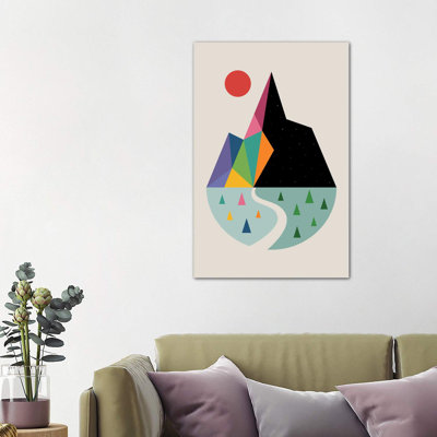 Bright Side by Andy Westface - Wrapped Canvas Print