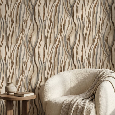Abstract Wallpaper Minimalist Mural Modern Wall Decor