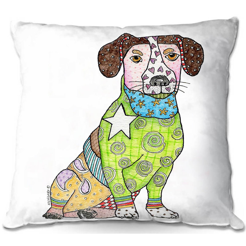  Coussin Couch Russell, 16 po x 16 po, Blanc