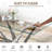Glass Top Metal Base Dining Table With 4 Upholstered Dining Chairs,5 - Piece Pedestal Dining Set-616982851-616982850
