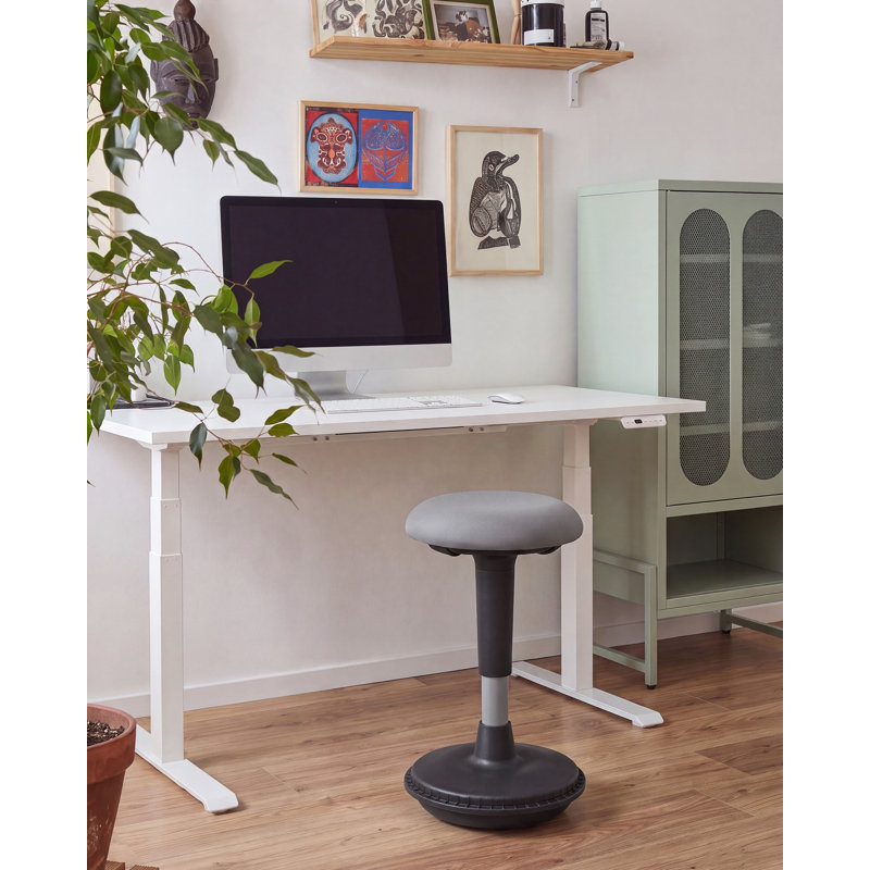 Wobble Stool Berganzo Fabric Grey