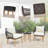 Kama 2 - Person Patio Conversation Set with Cushions