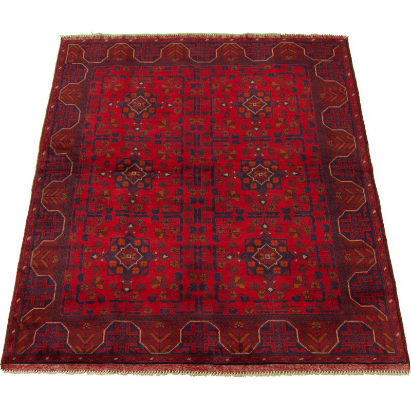 Tapis de zone en laine 5 pi x 6 pi 2 po main-of-kind-noué la 2010 esari Allaina