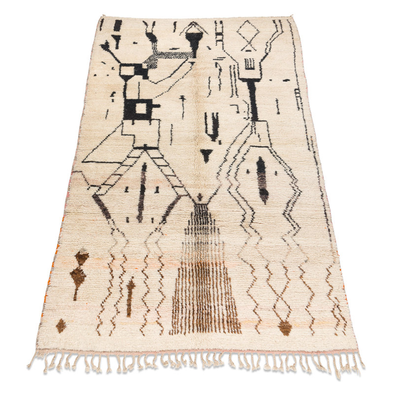 Bouirou Moroccan Wool Hand Loomed 170cm X 280cm Area Rug