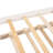 Japanese-style bed with wheels and drawers, double bed size, white-1870592876