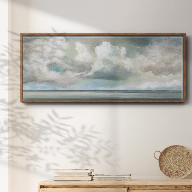 «Cloudscape Vista I», reproduction sur toile, Noyer, H 20 po x l 50 po x P 1,5 po