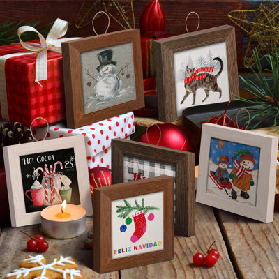 5.25'' Wood Photo Ornament