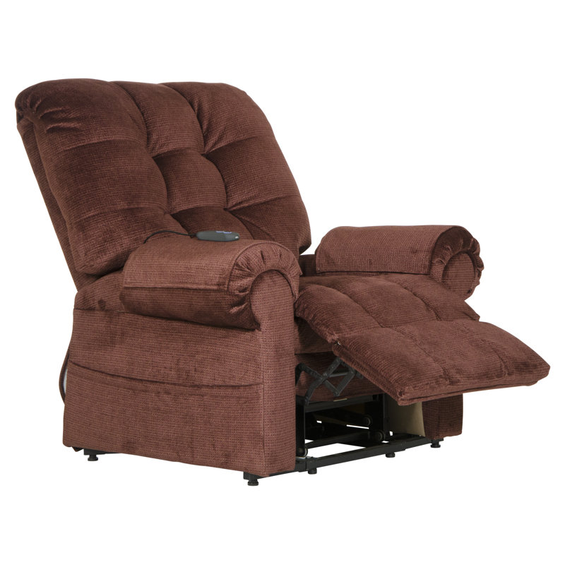Antanina Power Lift Assist Upholstered Recliner, Red