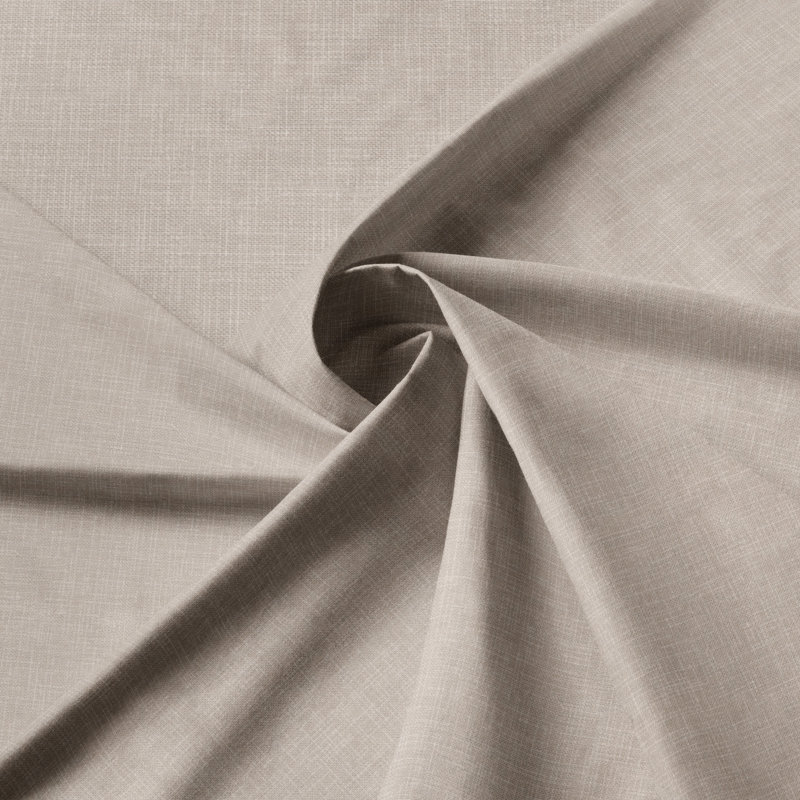Shay Solid Natural Cotton Bedskirt, 18", King