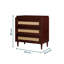 Japandi Chest Changer - Warm Walnut
