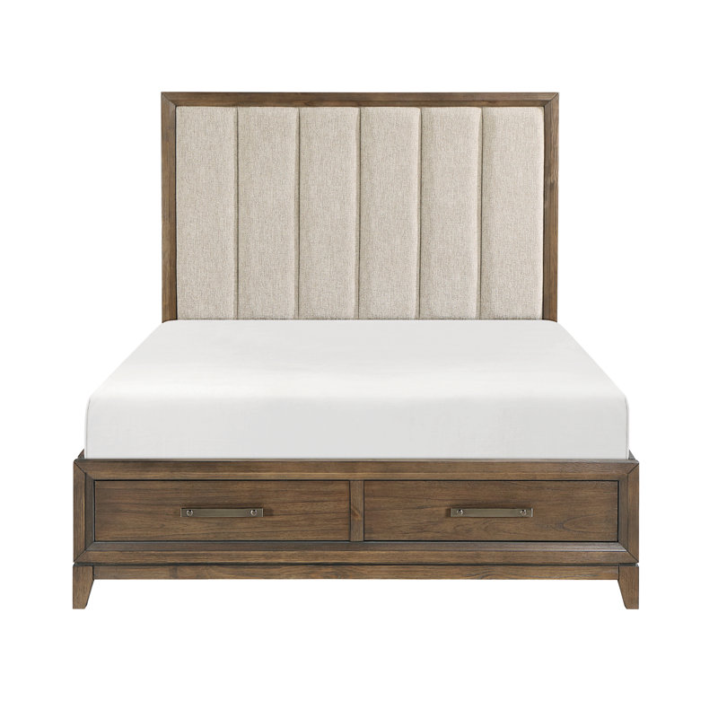 Mils Upholstered Platform Bed