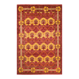 Arts & Crafts One-of-a-Kind 5' 10" X 8' 10" Hand Knotted Area Rug