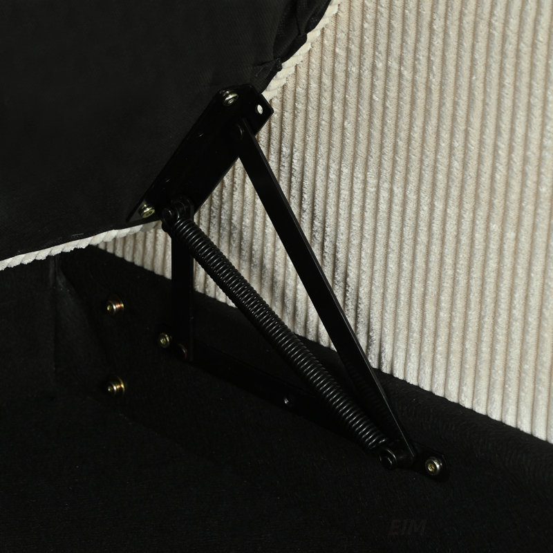 Canapé modulaire réversible avec méridienne de rangement, accoudoir avec porte-gobelet, rangement et ports USB, canapé-lit en velours côtelé moderne en tissu pour salon, chambre à coucher, appartement, bureau
