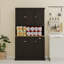 Armoire de rangement pour garde-manger de 71 po avec comptoir pour four à micro-ondes, huche autoportante avec tablettes réglables, 6 portes et 1 tiroir - noir 71 po
