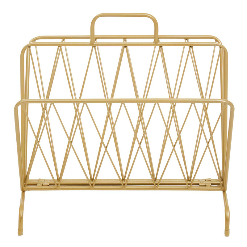 Alfons Metal Free Standing Magazine Rack