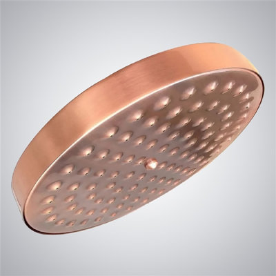 BathSelect Antique Red Copper 8-inch Bathroom Rainfall Shower Head