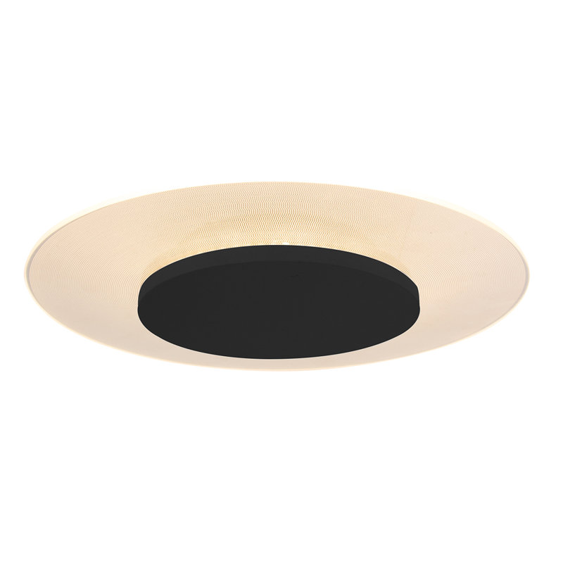 Shoaib LED Flush Mount, 6cm H x 42cm W x 42cm D