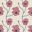 Natalie Papier Floral Wallpaper Roll-493960610