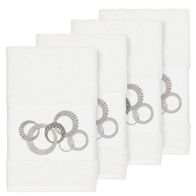 Annabelle Turkish Cotton Hand Towel, White