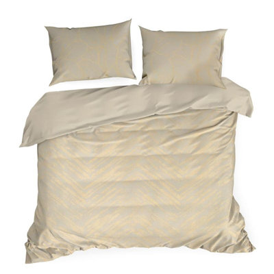 Garred Cotton Chevron / Zig Zag Duvet Cover Set with Pillowcases Included