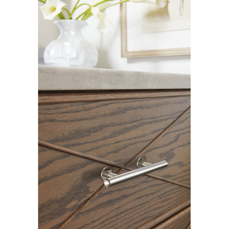 Radius Bar Pull, Polished Chrome, 3"